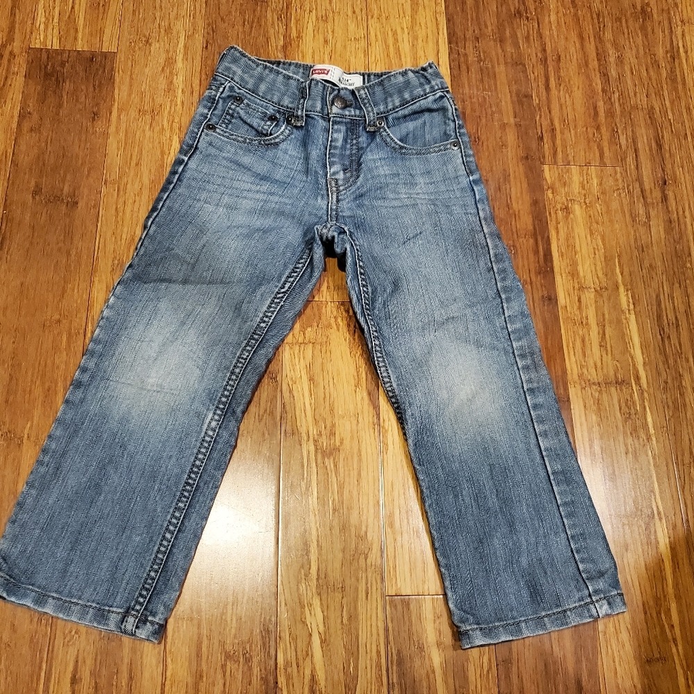 Boys Levi 514 Straight Denim Jeans